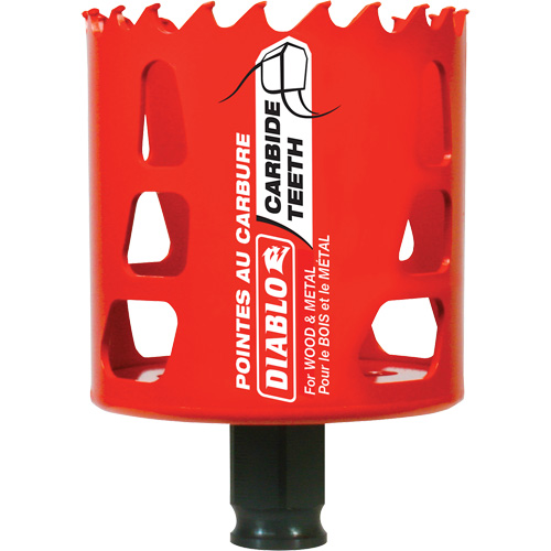 Scie cloche pour bois et m&eacute;tal, 2-9/16", Profondeur de la coupe 2-3/8", Carbure Infinity Industrial Services Inc.