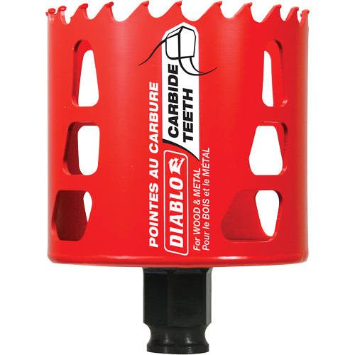 Scie cloche pour bois et m&eacute;tal, 2-3/4", Profondeur de la coupe 2-3/8", Carbure Infinity Industrial Services Inc.