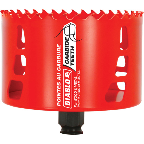 Scie cloche pour bois et m&eacute;tal, 4-1/8", Profondeur de la coupe 2-3/8", Carbure Infinity Industrial Services Inc.