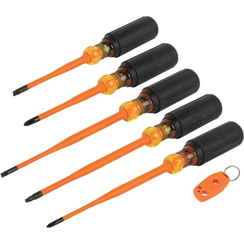 Slim-Tip Insulated Screwdriver Set, 1000 V, 6 Pcs Infinity Industrial Services Inc.
