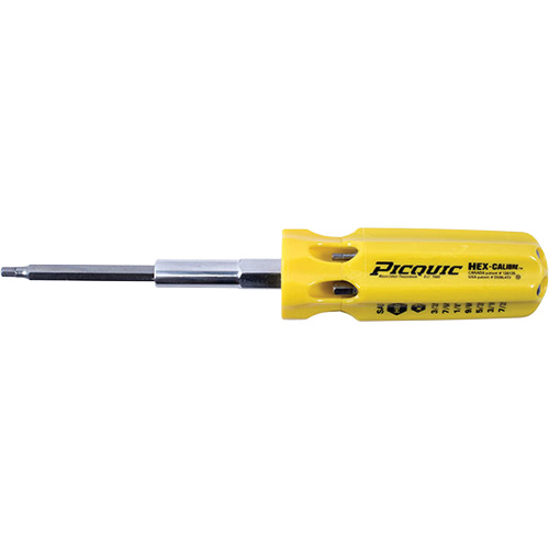 Hex-Calibre SAE Multi-Bit Screwdriver, Plastic Handle Infinity Industrial Services Inc.
