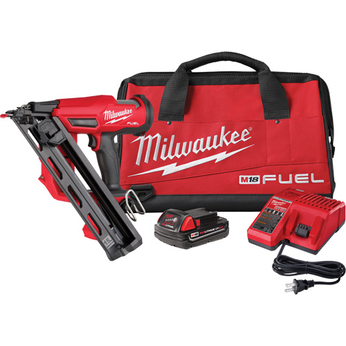 M18 Fuel 15 Gauge Finish Nailer Kit, 18 V, Lithium-Ion Infinity Industrial Services Inc.