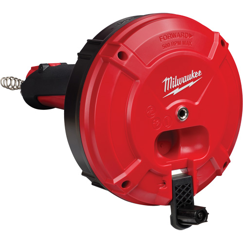 Trapsnake Auger with Cable Drive Automatic Feed & Retract, Powered, 25' Cable Length, 1/4" Cable Diameter Infinity Industrial Services Inc.