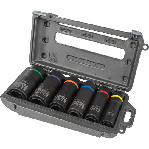 2-in-1 6-Piece Socket Set, 6 Pcs, Impact, Deep Infinity Industrial Services Inc.
