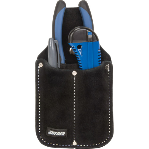 Utility Pouch, Knife Holder, Leather, 3 Pockets Infinity Industrial Services Inc.