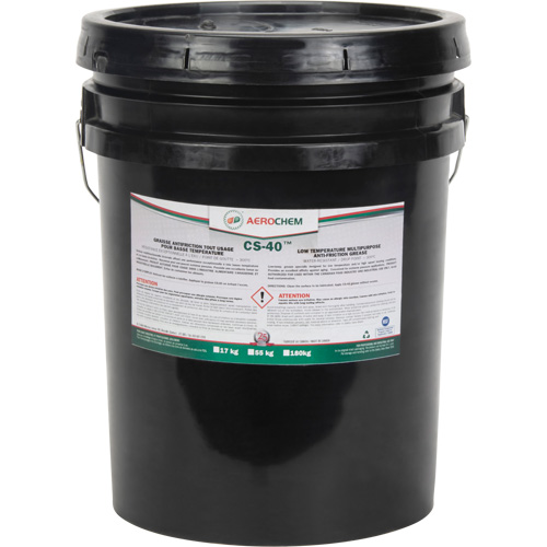 AEROCHEM CS-40 Low-Temperature Multi-Purpose Grease, 17 kg, Pail Infinity Industrial Services Inc.