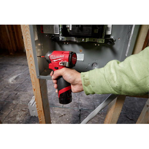 M12 Fuel Hex Impact Driver Kit, 1/4", 1500 in-lbs Max. Torque, 12 V, Lithium-Ion Infinity Industrial Services Inc.