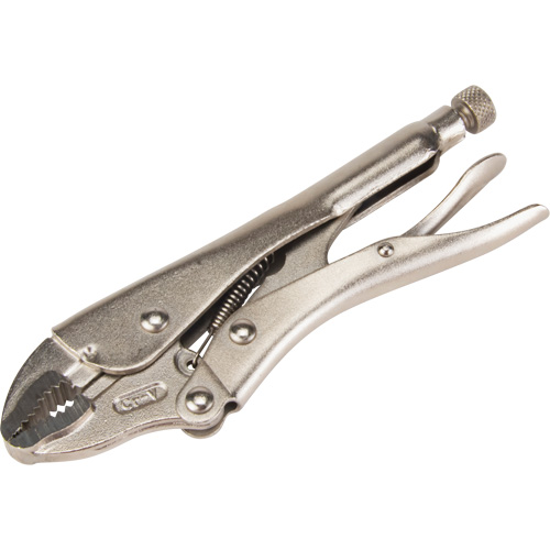 Locking Pliers with Wire Cutter, 7" Length, Curved Jaw Infinity Industrial Services Inc.