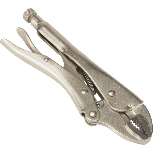 Locking Pliers with Wire Cutter, 7" Length, Curved Jaw Infinity Industrial Services Inc.