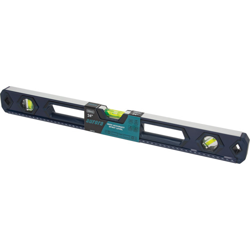 High-Accuracy Level, Box, 2' L, Aluminum, 3, Non-Magnetic Infinity Industrial Services Inc.