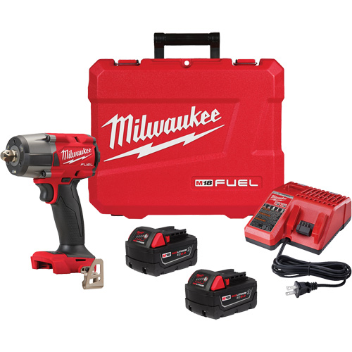 M18 Fuel Mid-Torque Impact Wrench with Pin Detent Kit, 18 V, 1/2" Socket Infinity Industrial Services Inc.