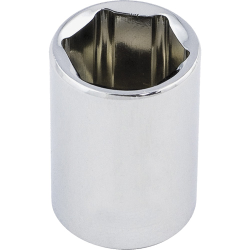 Regular Chrome Socket, 1/2", 3/8" Drive, 6 Points Infinity Industrial Services Inc.
