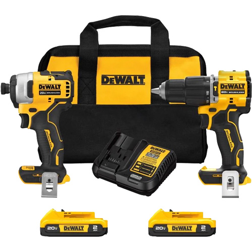 Ensemble combin&eacute; Atomic &agrave; deux outils sans fil et sans balais, Lithium-ion, 20 V Infinity Industrial Services Inc.