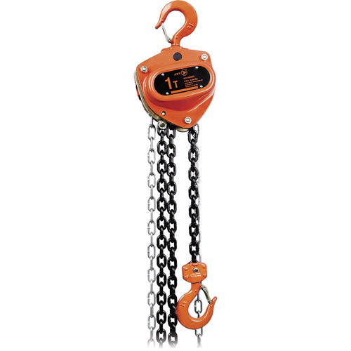 KCH Series Heavy-Duty Chain Hoist, 10' Lift, 1100 lbs. (0.5 tons) Capacity, Heat-Treated Alloy Steel Chain Infinity Industrial Services Inc.