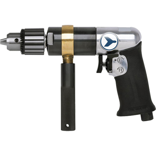 AD12VSRK Perceuse pneumatique &agrave; vitesse variable, 6 pi³/min, 1/4" NPT, 82 dBA, 1/2" mandrin, Avec cl&eacute; Infinity Industrial Services Inc.