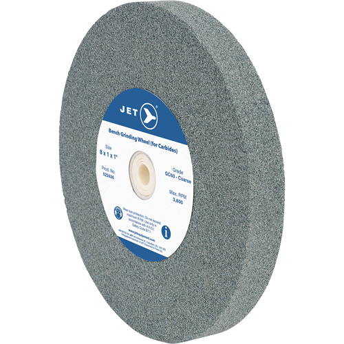 GC810C Bench Grinding Wheel, 8" x 1", 1" Arbor, Silicon Carbide Infinity Industrial Services Inc.