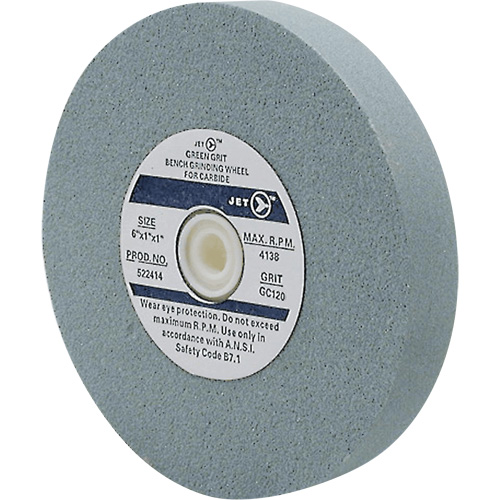 GC675C Bench Grinding Wheels, 6" x 3/4", 1" Arbor, Silicon Carbide Infinity Industrial Services Inc.