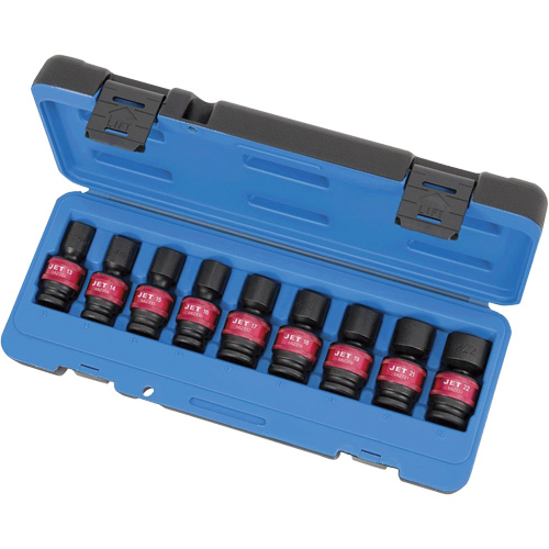 PSU912M Universal Socket Sets, 9 Pcs, Impact, 1/2" Drive Size Infinity Industrial Services Inc.