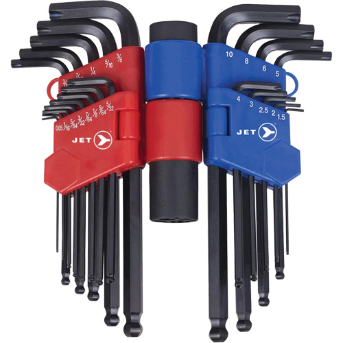 JHHK-22 Hextractor Hex Key Wrench Sets, 22 Pcs., Metric & Imperial Infinity Industrial Services Inc.
