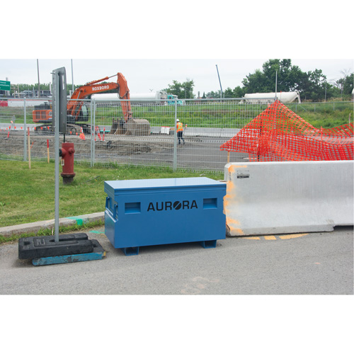 Jobsite Tool Box, 48" x 24" x 27-3/5", Steel, Blue Infinity Industrial Services Inc.