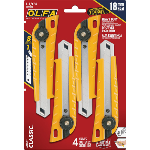 MXP-L Ratchet Knife with Die-Cast  Handle, 18 mm Infinity Industrial Services Inc.