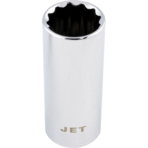 Chrome Socket, 10 mm, 1/4" Drive, 12 Points, Deep Infinity Industrial Services Inc.