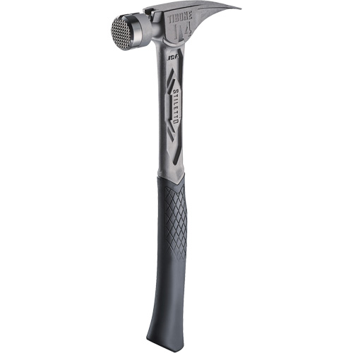 TIBONE Milled Titanium Framing Hammer, 14 oz., Solid Steel Handle, 15-1/4" L Infinity Industrial Services Inc.