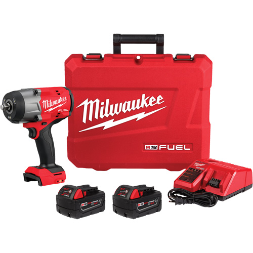 M18 Fuel High Torque Impact Wrench with Friction Ring Kit, 18 V, 1/2" Socket Infinity Industrial Services Inc.
