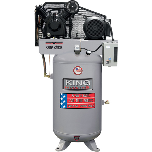 2-Stage Air Compressor, 80 Gal. (96 US Gal) Infinity Industrial Services Inc.