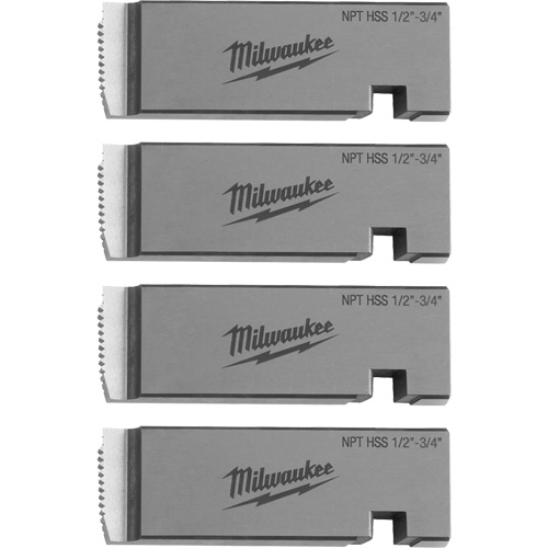 Fili&egrave;res de filetage pour tuyaux universel NPT, Pour tuyau de 1/2"-3/4", Haute vitesse pour acier inoxydable Infinity Industrial Services Inc.