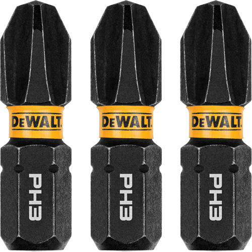 3-Piece FLEXTORQ&reg; Impact Screwdriving Bits, Phillips, #3, 1/4" Drive Infinity Industrial Services Inc.