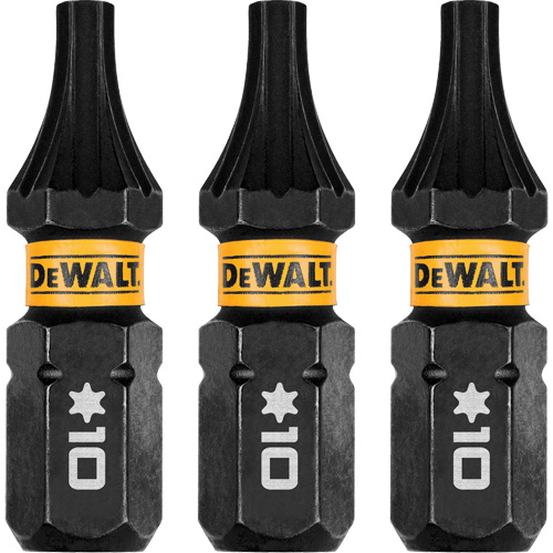 3-Piece FLEXTORQ&reg; Impact Screwdriving Bits, Torx, T-10, 1/4" Drive Infinity Industrial Services Inc.