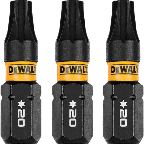 3-Piece FLEXTORQ&reg; Impact Screwdriving Bits, Torx, T-20, 1/4" Drive Infinity Industrial Services Inc.
