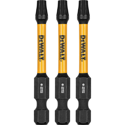 Forets pour tournevis &agrave; chocs FLEXTORQ 3 mcx, Torx, T-25, Prise 1/4" Infinity Industrial Services Inc.