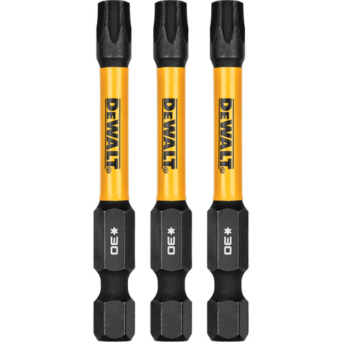 3-Piece FLEXTORQ&reg; Impact Screwdriving Bits, Torx, T-30, 1/4" Drive Infinity Industrial Services Inc.