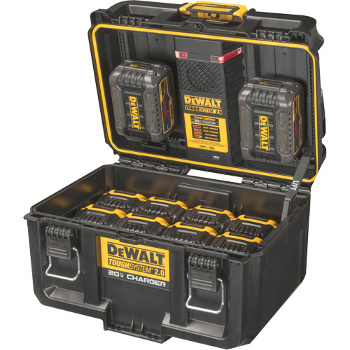 ToughSystem&reg; 2.0 20V Dual Port Charger, 14" x 15" x 9", Black/Yellow Infinity Industrial Services Inc.