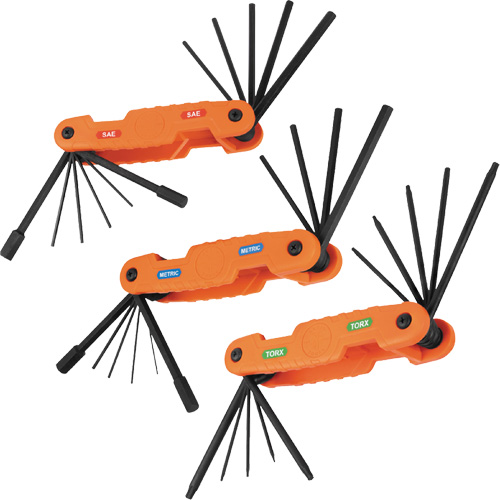 Pro Folding Hex Key Set, 31 Pcs., Metric & Imperial/Torx&reg; Infinity Industrial Services Inc.