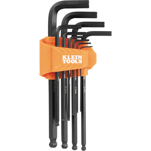 L-Style Long Ball-End Hex Key Set, 10 Pcs., Metric Infinity Industrial Services Inc.
