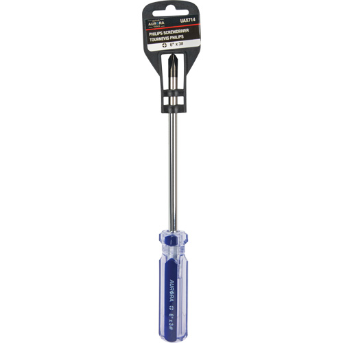Blue Transparent Striped Philips Screwdriver, #3, Plastic Handle Infinity Industrial Services Inc.