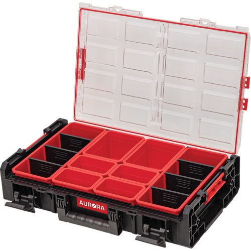 Organisateur 2 fois tr&egrave;s-grand avec bacs Arx, 23" x 15-1/5" x 6-4/5", Noir Infinity Industrial Services Inc.