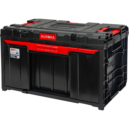 Arx&reg; Single Drawer Toolbox, 11-1/5" W x 18-3/10" D x 9-1/10" H, Black/Red Infinity Industrial Services Inc.