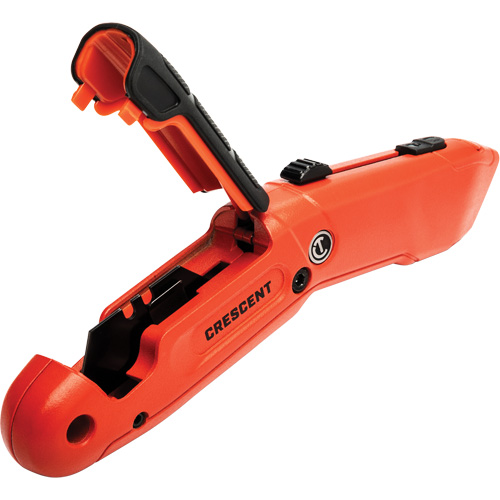 Auto-Retracting Safety Knife, 1", Steel, Aluminum Handle Infinity Industrial Services Inc.