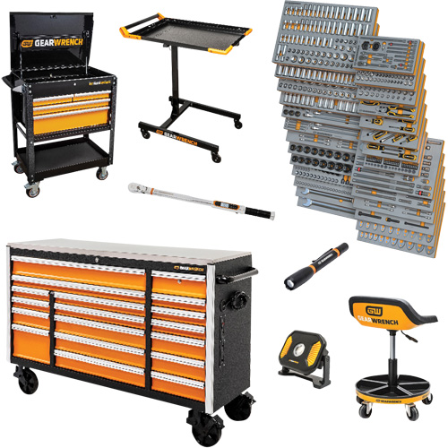 MEGAMOD Master Mechanics Tool Set in Premium Modular Foam Trays with Tool Storage, 1268 Pieces Infinity Industrial Services Inc.