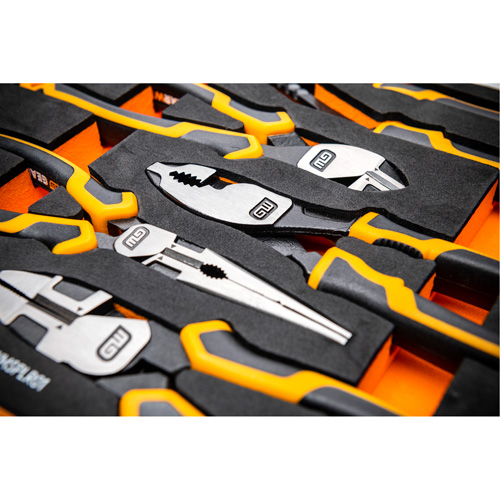 PITBULL Cushion Grip Pliers Set in Foam Storage Tray, 5 Pieces Infinity Industrial Services Inc.