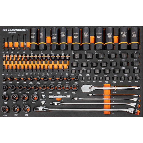 Jeu d'outils pour m&eacute;canicien Bolt Biter dans un plateau de rangement en mousse 97 mcx Infinity Industrial Services Inc.