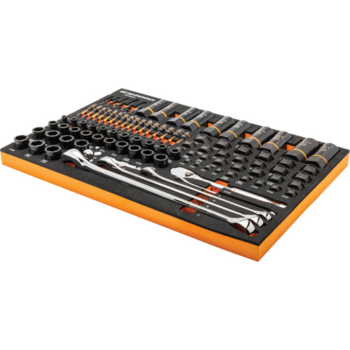 Jeu d'outils pour m&eacute;canicien Bolt Biter dans un plateau de rangement en mousse 97 mcx Infinity Industrial Services Inc.