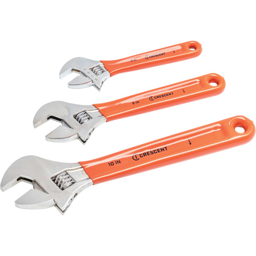 Cushion Grip Wrench Set, Adjustable, 3 Pieces Infinity Industrial Services Inc.