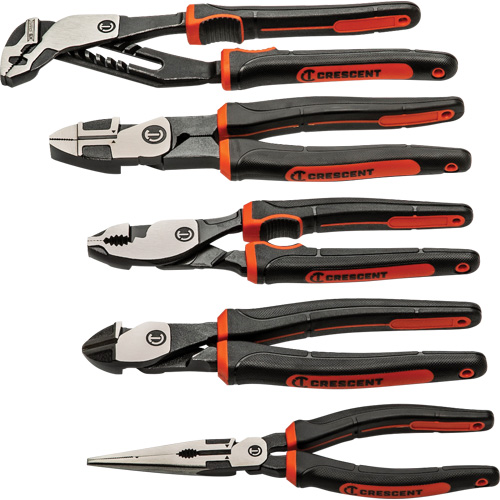 Z2 Mixed Dual Material Plier Set, 5 Pieces Infinity Industrial Services Inc.