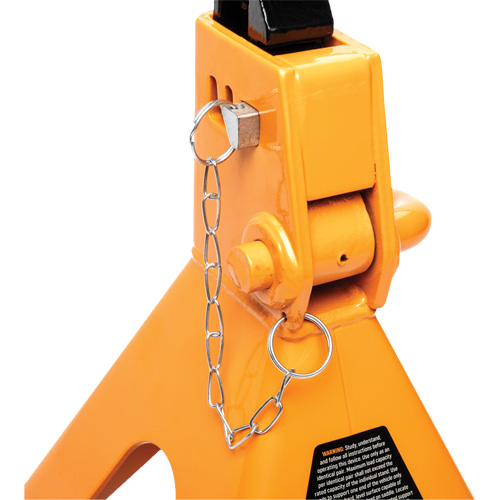 Ratcheting Jack Stand, Locking Pin, 3 tons Capacity, 11-3/4" - 17-1/2" H Infinity Industrial Services Inc.