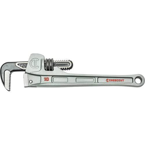 Cl&eacute; pour tuyau &agrave; m&acirc;choires &eacute;troite, Cap des m&acirc;choires 1-9/10", Longueur 10", Fini Rev&ecirc;tement en poudre, Prise Aucune Infinity Industrial Services Inc.